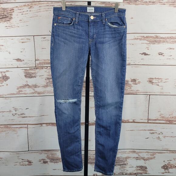 Hudson Krista Super Skinny Distressed Jean 28 Dean - Picture 1 of 8